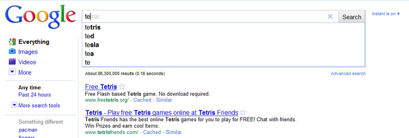 Illustration for article titled Google Instant vs Video Games